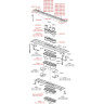 Водоотводящий желоб ALCAPLAST APZ1011-950M АНТИВАНДАЛ с решеткой, вертикальный