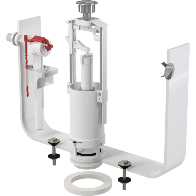 Выпускной комплект ALCAPLAST со стоп кнопкой, впускной механизм А15, подключение 1/2